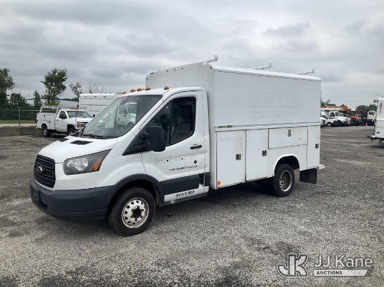 (Plymouth Meeting, PA) 2017 Ford Transit 350 Enclosed Service Van Runs & Moves, Engine Noise, Body D
