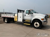 (Superior, WI) 2007 Ford F750 Flatbed/Utility Truck, LOW MILES!!!! Runs & Moves - FLEET MAINTAINED