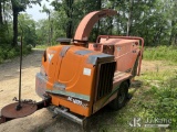 (Hagerstown, MD) 2008 Vermeer BC1000XL Portable Chipper (12in Drum), trailer mounted Not Running, Co