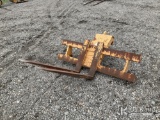 (Louisville, OH) forks for loader (Body & Rust Damage.) NOTE: This unit is being sold AS IS/WHERE IS