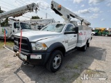 (Plains, PA) Versalift TEL29NE03, Articulating & Telescopic Bucket Truck rear mounted on 2014 RAM 45