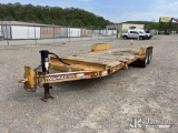 (Smock, PA) 2020 Monroe Towmaster T-12DT T/A Tilt Deck Tagalong Equipment Trailer Deck Board & Rust 