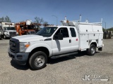 (Plymouth Meeting, PA) 2016 Ford F350 4X4 Extended-Cab Enclosed Service Truck Runs & Moves, Minor Bo