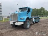 (Louisville, OH) 2000 Kenworth T800 T/A Roll-Off Truck Runs, Moves, & Upper Operates) (Body Damage,