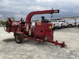 (Shrewsbury, MA) 2015 Morbark M12D Chipper (12in Disc), trailer mtd Runs) (Hydraulic Lines Disconnec