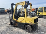 (Rome, NY) 2008 Hyster H60FT Solid Tired Forklift LPG Tank Not Included, Runs, Moves & Operates