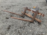 (Louisville, OH) forks for loader (Body & Rust Damage.) NOTE: This unit is being sold AS IS/WHERE IS