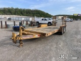 (Smock, PA) 2019 Monroe Towmaster T-12D T/A Tagalong Equipment Trailer Missing Ramp Spring, Rust Dam