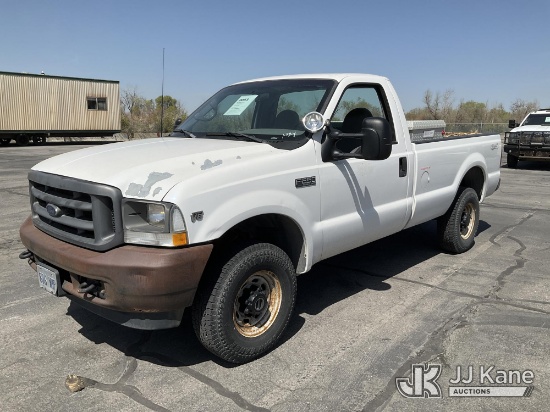 (Salt Lake City, UT) 2002 Ford F250 4x4 Pickup Truck Runs & Moves