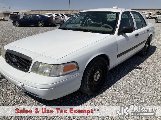 (Las Vegas, NV) 2011 Ford Crown Victoria Police Interceptor 4-Door Sedan Runs & Moves) (Jump To Star