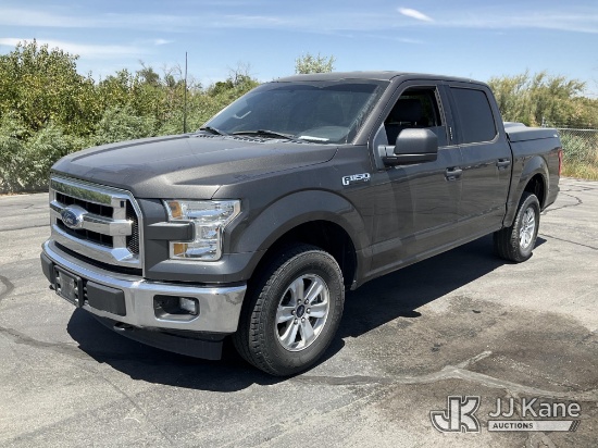 (Salt Lake City, UT) 2017 Ford F150 4x4 Crew-Cab Pickup Truck Runs & Moves)(Check Engine Light On
