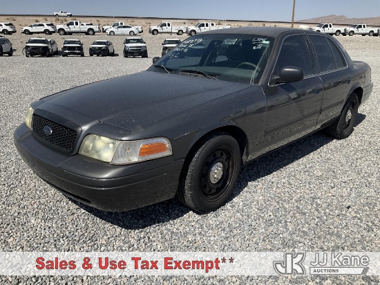 (Las Vegas, NV) 2010 Ford Crown Victoria Police Interceptor 4-Door Sedan Runs & Moves) (Jump To Star