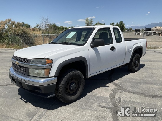(Salt Lake City, UT) 2008 Chevrolet Colorado 4x4 Extended-Cab Pickup Truck Runs & Moves