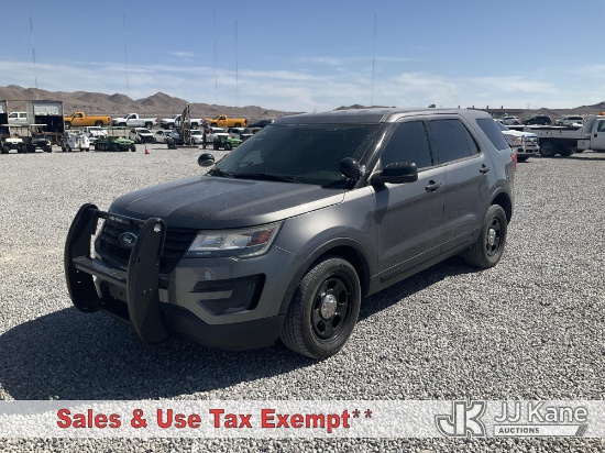(Las Vegas, NV) 2017 Ford Explorer AWD Police Interceptor 4-Door Sport Utility Vehicle Runs & Moves)