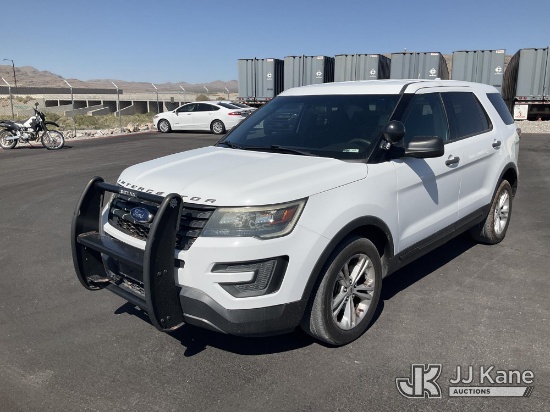 (Las Vegas, NV) 2016 Ford Explorer AWD Police Interceptor 4-Door Sport Utility Vehicle Runs & Moves
