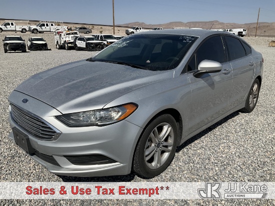 (Las Vegas, NV) 2018 Ford Fusion 4-Door Sedan Runs & Moves) (Seller States: Possible Engine Problem