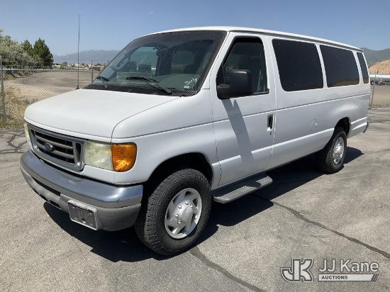 (Salt Lake City, UT) 2007 Ford E350 Van Runs & Moves