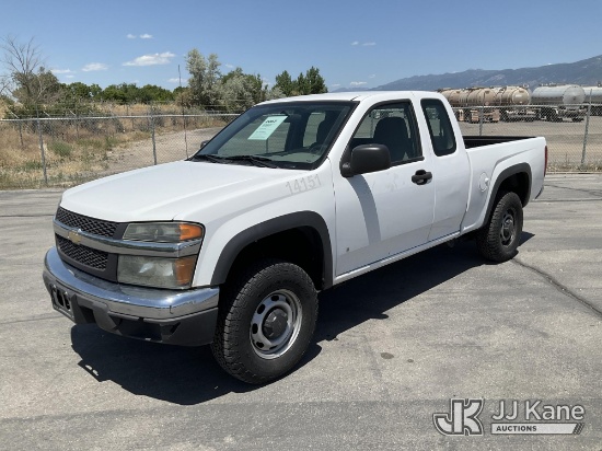 (Salt Lake City, UT) 2008 Chevrolet Colorado 4x4 Extended-Cab Pickup Truck Runs & Moves