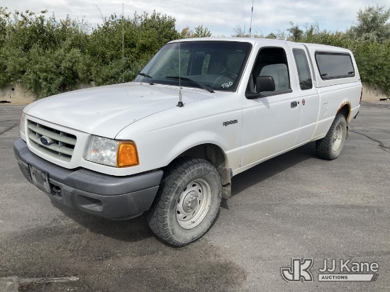 (Salt Lake City, UT) 2001 Ford Ranger 4x4 Extended-Cab Pickup Truck Runs & Moves