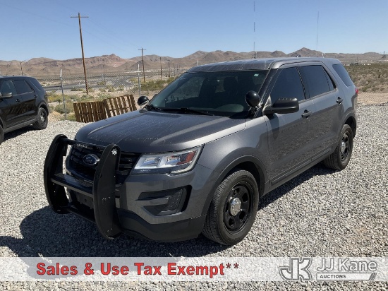 (Las Vegas, NV) 2018 Ford Explorer AWD Police Interceptor 4-Door Sport Utility Vehicle Runs & Moves