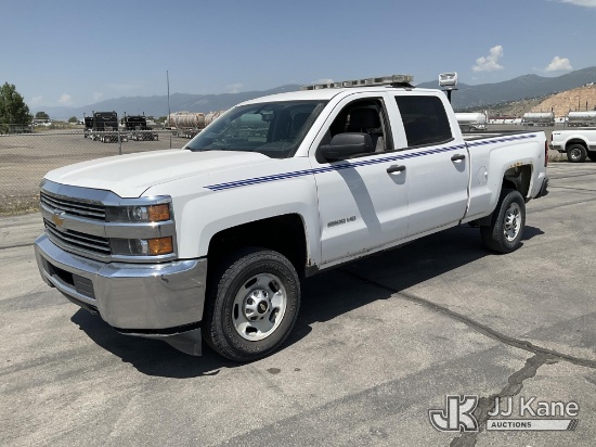 (Salt Lake City, UT) 2015 Chevrolet Silverado 2500HD 4x4 Crew-Cab Pickup Truck Runs & Moves
