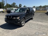 (Portland, OR) 2003 BMW X5 4X4 Sport Utility Vehicle Runs & Moves) (Jump to Start, Drivers Window Wi