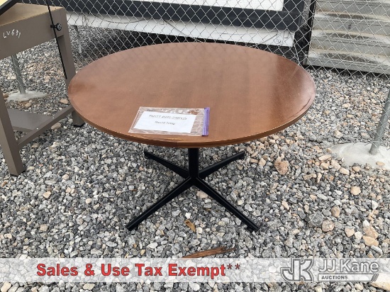 (Las Vegas, NV) Round Table NOTE: This unit is being sold AS IS/WHERE IS via Timed Auction and is lo