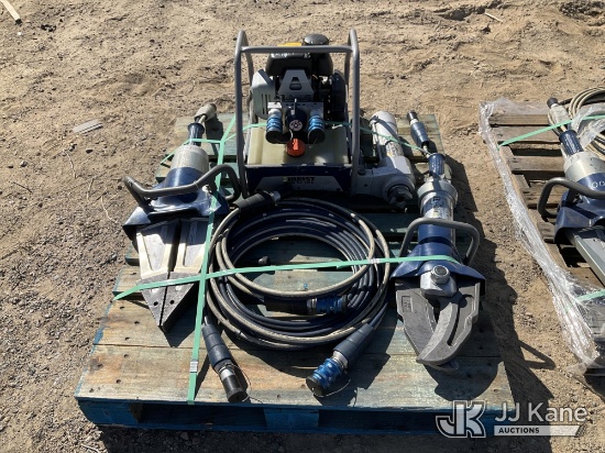 (Sparks, NV) 1 Pallet Hurst Jaws of Life Hydraulic Tool Set - Condition Unknown NOTE: This unit is b