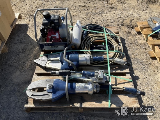 (Sparks, NV) 1 Pallet Hurst Jaws of Life Hydraulic Tool Set - Condition Unknown NOTE: This unit is b