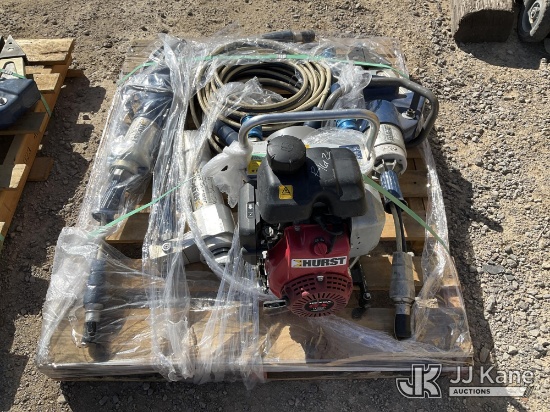(Sparks, NV) 1 Pallet Hurst Jaws of Life Hydraulic Tool Set - Condition Unknown NOTE: This unit is b