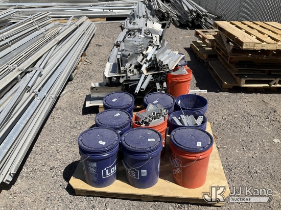 (Sparks, NV) 5 Pallets Solar Panel Bracket Mounting Hardware NOTE: This unit is being sold AS IS/WHE