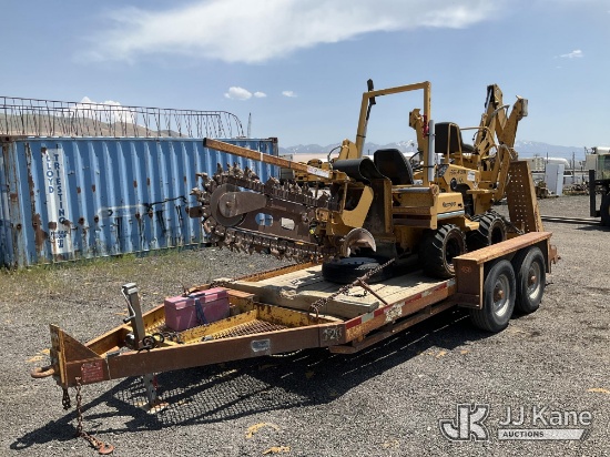 (Salt Lake City, UT) 1996 Vermeer V3550 Trencher, &1997 Belshe Utility Trailer (VIN: 16JF01429V10292