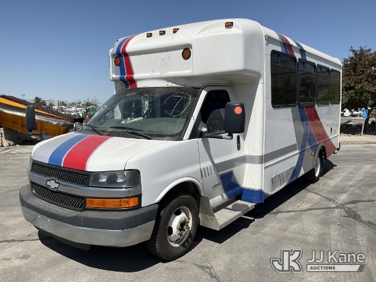 (Salt Lake City, UT) 2015 Chevrolet 4500 Shuttle Bus Runs & Moves) (Engine Noise