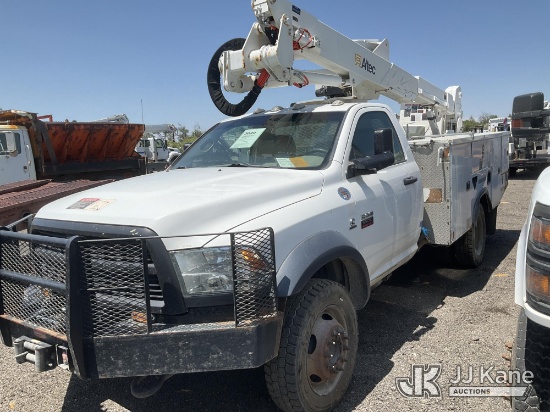 (Salt Lake City, UT) Altec AT37G, Articulating & Telescopic Bucket mounted behind cab on 2012 Dodge 