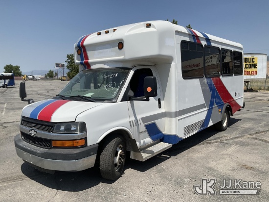 (Salt Lake City, UT) 2015 Chevrolet 4500 Shuttle Bus Towed In, Condition Unknown, Runs
