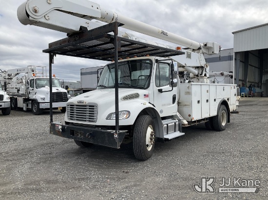 (Portland, OR) Altec AA755, Material Handling Bucket Truck rear mounted on 2015 Freightliner M2 106 