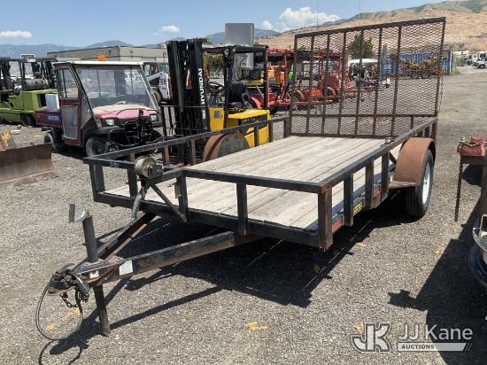 (Salt Lake City, UT) 2016 Big Bubba Trailer 12ft Trailer Towable, Rust