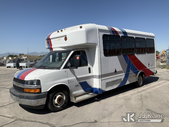 (Salt Lake City, UT) 2015 Chevrolet 4500 Shuttle Bus Runs & Moves) (Check Engine Light On