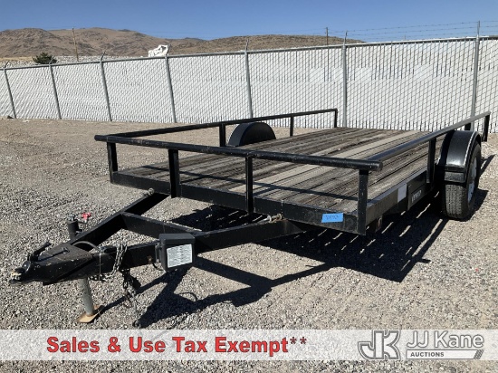 (Sparks, NV) 2005 Eagle Trailer, 8' Utility Trailer Moves, Functional