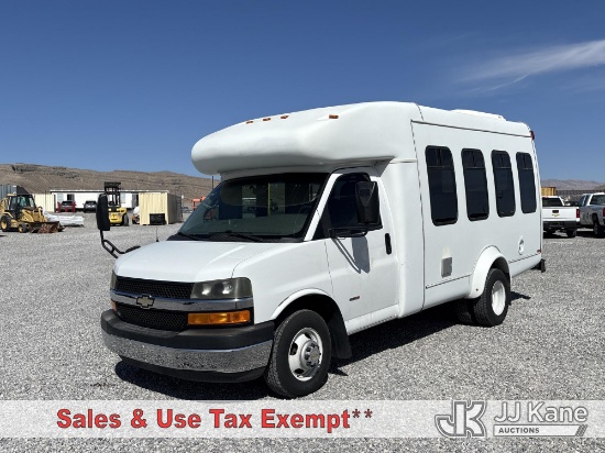 (Las Vegas, NV) 2012 Chevrolet Express G3500 Passenger Bus Runs & Moves
