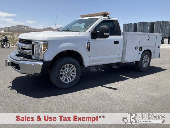 (Las Vegas, NV) 2019 Ford F250 SD Service Truck Runs & Moves