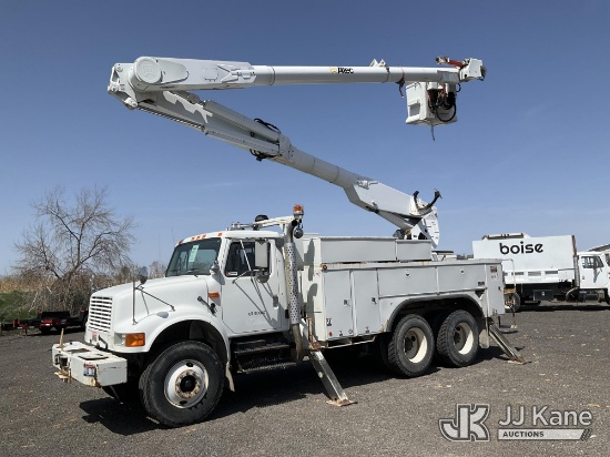 (Salt Lake City, UT) Altec AM855, Articulating & Telescopic Bucket rear mounted on 2002 Internationa