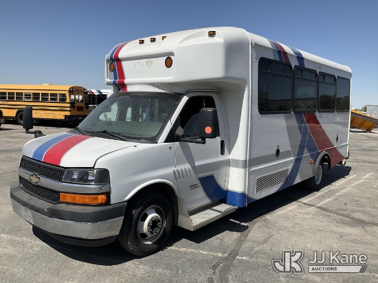 (Salt Lake City, UT) 2015 Chevrolet 4500 Shuttle Bus Runs & Moves) (Check Engine Light On