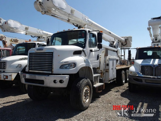 (Casper, WY) Altec AM900-E100, Elevator Bucket Truck rear mounted on 2013 Freightliner M2 106 T/A Fl