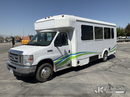 (Salt Lake City, UT) 2016 Ford E450 Shuttle Bus Runs & Moves) (Check Engine Light Blinking
