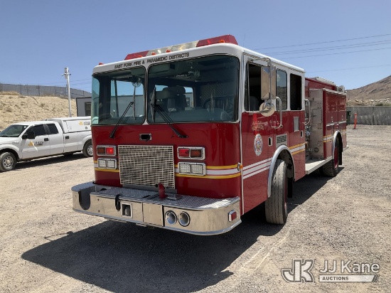 (Sparks, NV) 1996 PEMFAB 964 MFD Fire Truck Runs, Moves & Operational) (Digital ODO Error