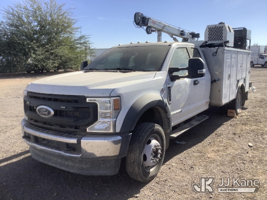 (Phoenix, AZ) 2020 Ford F550 Extended-Cab Mechanics Service Truck Not Running, Condition Unknown) (S