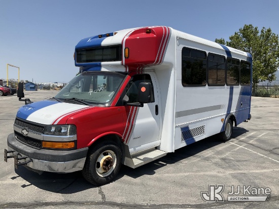 (Salt Lake City, UT) 2015 Chevrolet 4500 Shuttle Bus Towed In, Condition Unknown, Runs