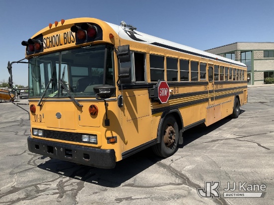 (Salt Lake City, UT) 2001 Blue Bird All American School Bus Runs & Moves) (Rust