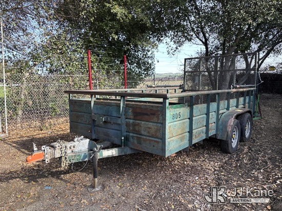 (Fairfield, CA) 1998 Carson Manufacturing 9-Ton Landscape Trailer Towable